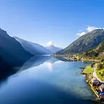 Alongside The Beautiful Fjaerlandsfjord * Fjaerland